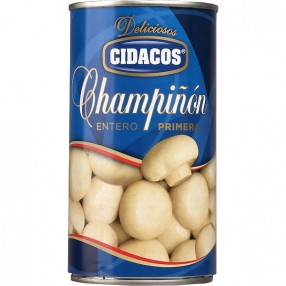 CIDACOS Champiñon entero extra lata 180 grs